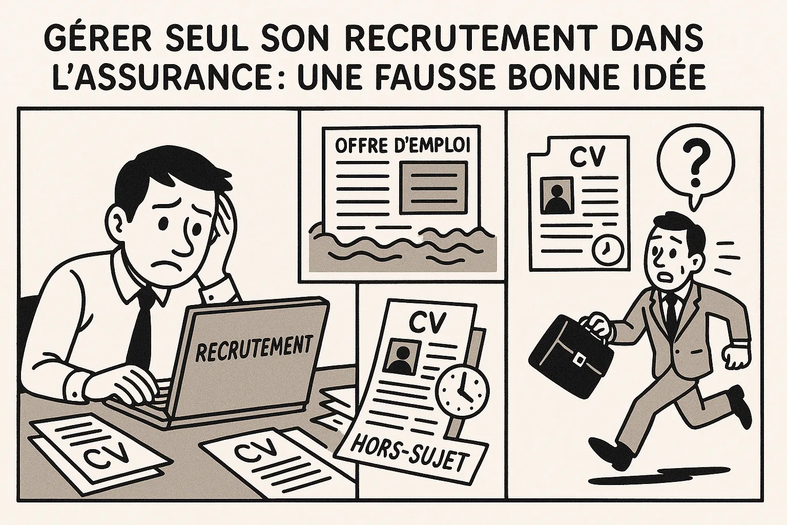 Recrutement assurance : pourquoi externaliser est un vrai gain